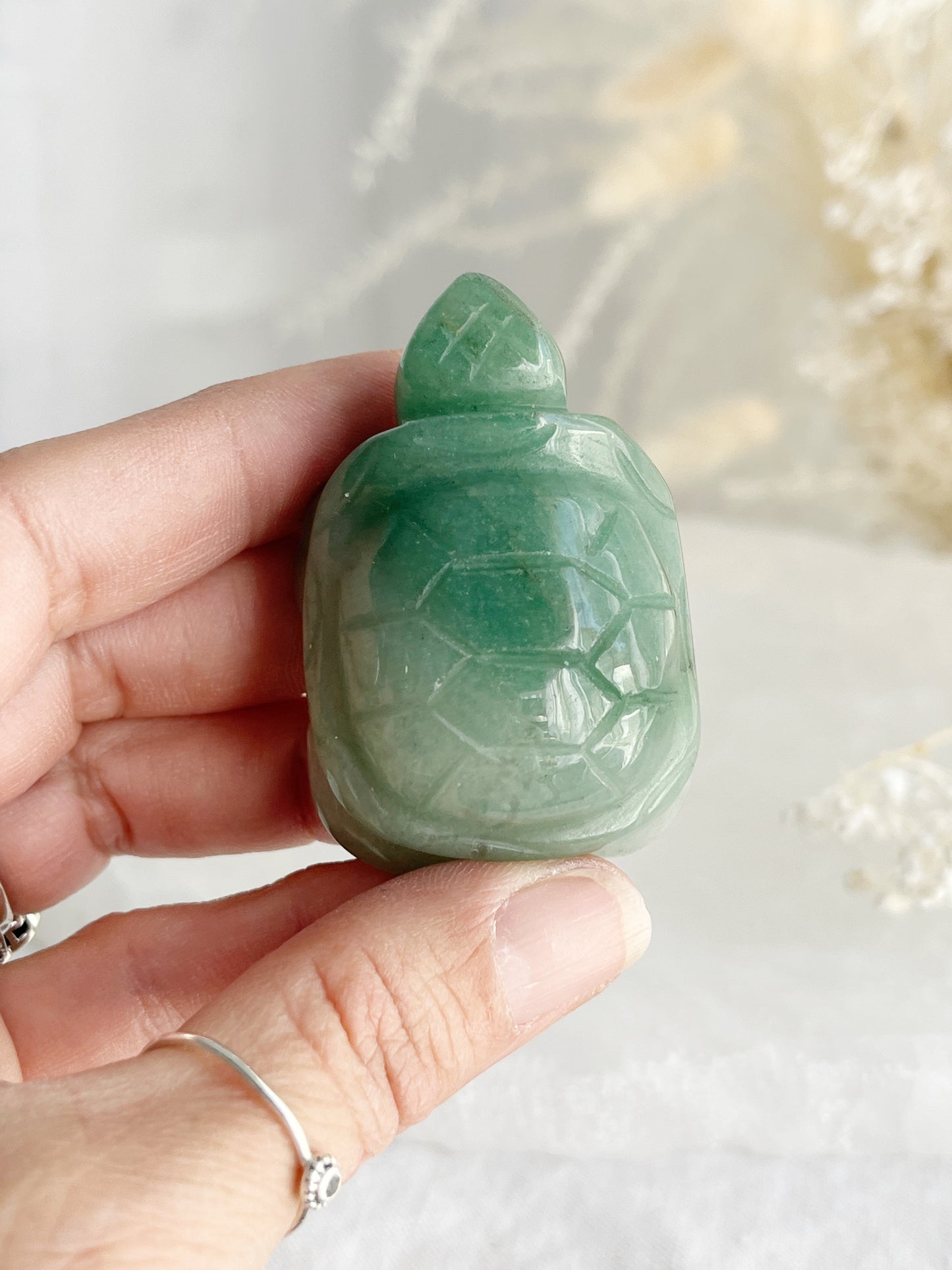 GREEN AVENTURINE TURTLE || 32212