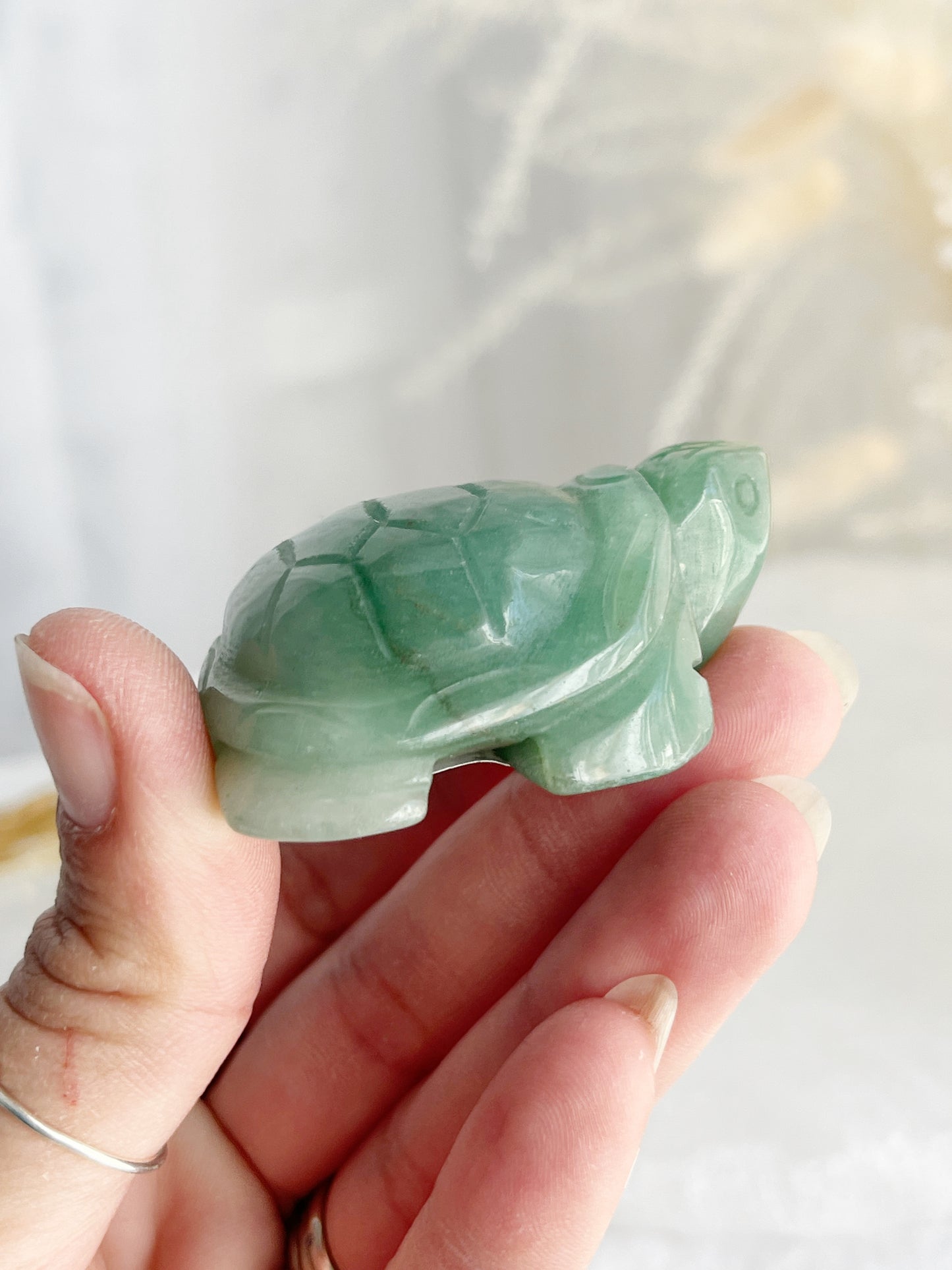 GREEN AVENTURINE TURTLE || 32212
