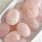 ROSE QUARTZ PALMSTONE || INTUITIVELY CHOSEN