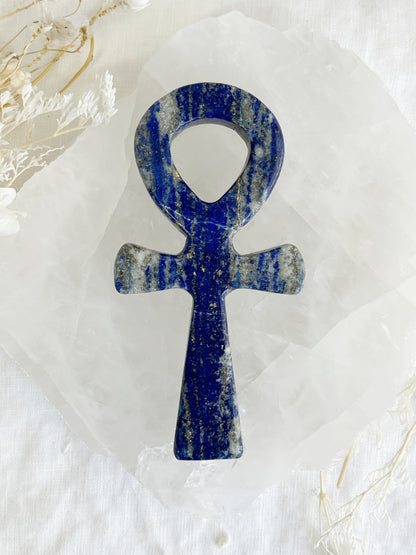 LAPIS LAZULI ANKH || 33032
