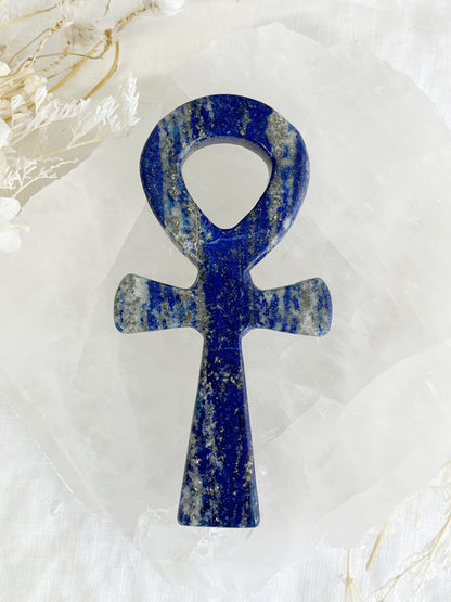 LAPIS LAZULI ANKH || 33032