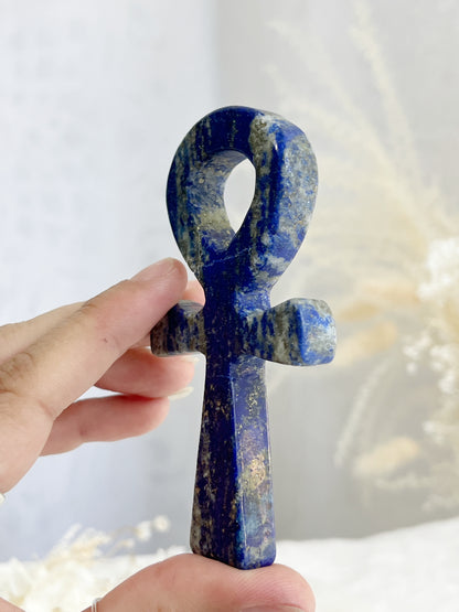 LAPIS LAZULI ANKH || 33032