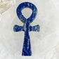 Lapis Lazuli ankh carving, stoned and saged crystal shop Australia