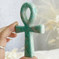 AMAZONITE ANKH || 33037