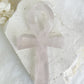 ROSE QUARTZ ANKH || 33043