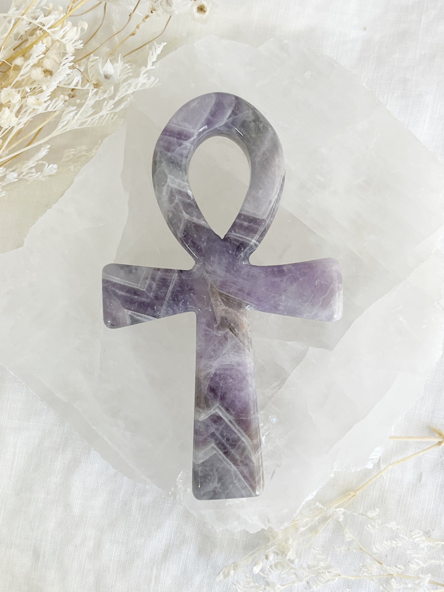 DREAM AMETHYST ANKH || 33044