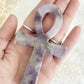 dream amethyst ankh carving, stoned and saged crystal shop Australia