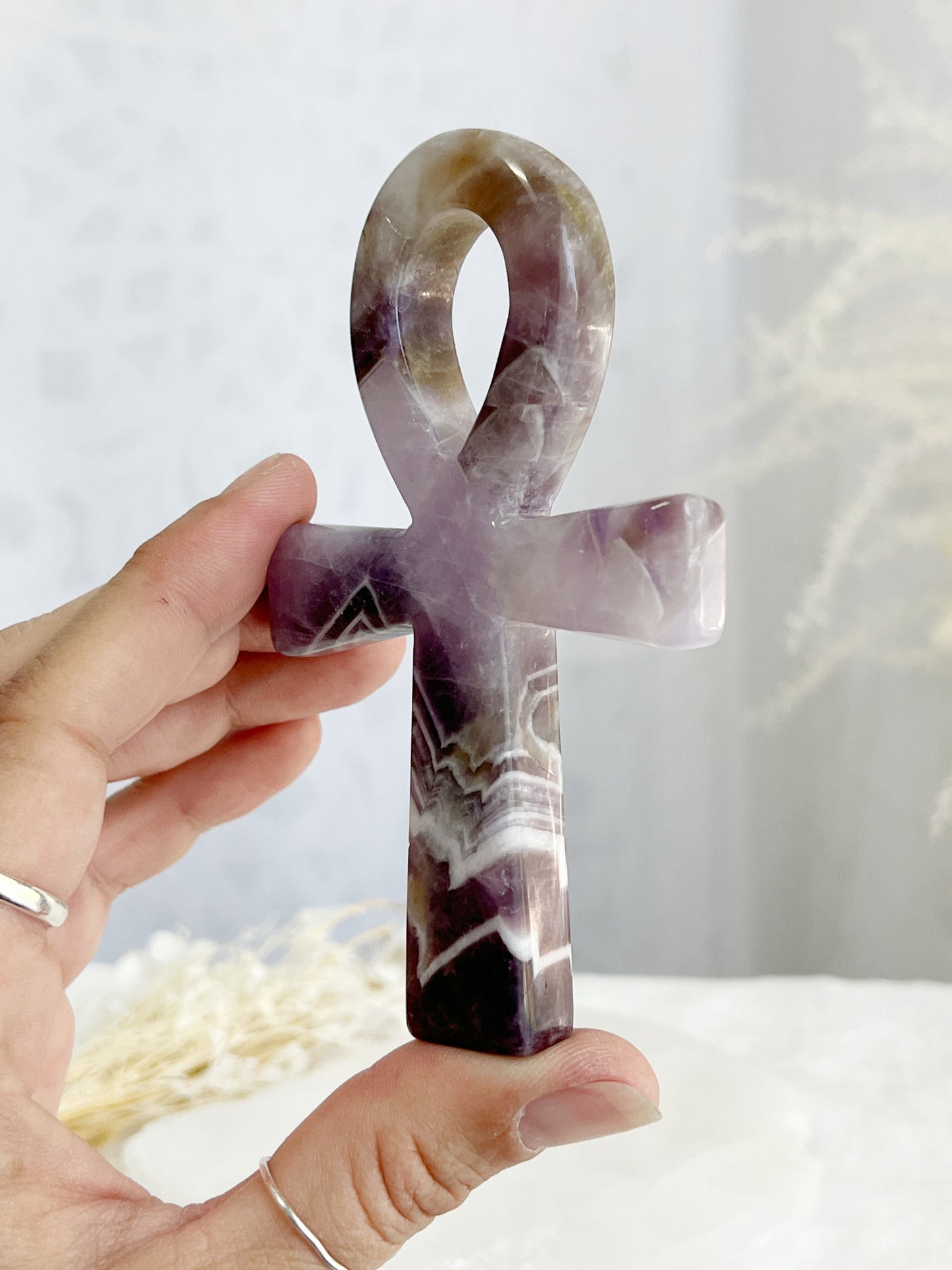 DREAM AMETHYST ANKH || 33046