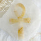 golden healer ankh carving, stoned and saged crystal shop Australia