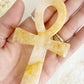 golden healer ankh carving, stoned and saged crystal shop Australia