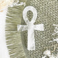 clear quartz ankh carving, stoned and saged crystal shop Australia