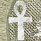 clear quartz ankh carving, stoned and saged crystal shop Australia