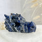 sodalite dragon head carving, stoned and saged crystal shop Australia