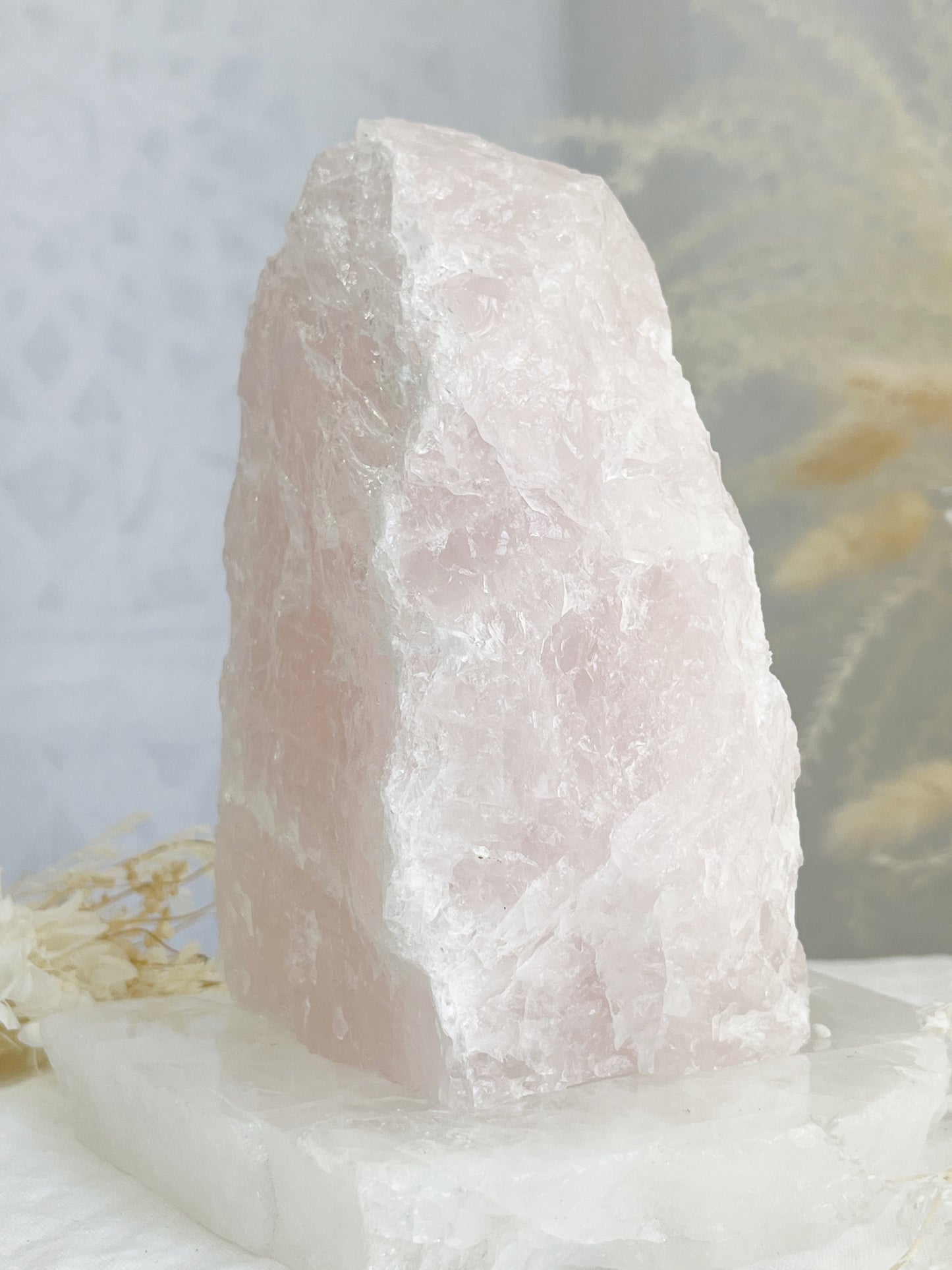 ROSE QUARTZ STANDING ROUGH || 33079