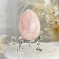 Rose Quartz egg, gemmy, Stoned and Saged crystal shop Australia