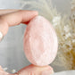Rose Quartz egg, gemmy, Stoned and Saged crystal shop Australia