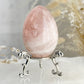 Rose Quartz egg, gemmy, Stoned and Saged crystal shop Australia