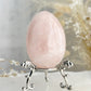 Rose Quartz egg, gemmy, Stoned and Saged crystal shop Australia