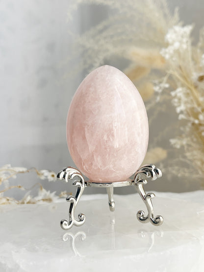 ROSE QUARTZ EGG || 33096