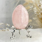 Rose Quartz egg, gemmy, Stoned and Saged crystal shop Australia
