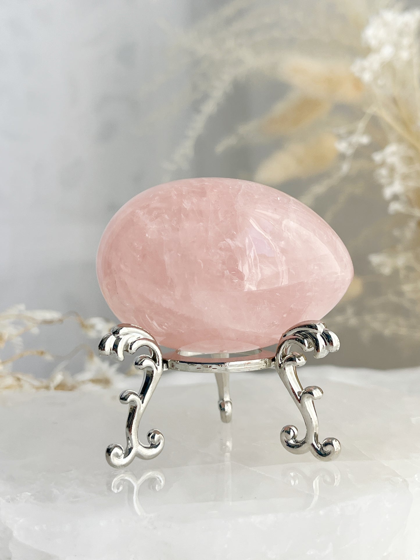 ROSE QUARTZ EGG || 33097