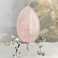 Rose Quartz egg, gemmy, Stoned and Saged crystal shop Australia