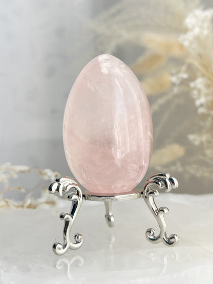 ROSE QUARTZ EGG || 33098