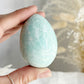 Amazonite egg, Stoned and Saged crystal shop Australia