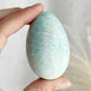 Amazonite egg, Stoned and Saged crystal shop Australia