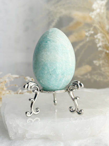 Amazonite egg, Stoned and Saged crystal shop Australia