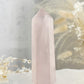 gemmy Rose Quartz generator tower, Stoned and Saged crystal shop Australia