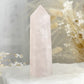 gemmy Rose Quartz generator tower, Stoned and Saged crystal shop Australia