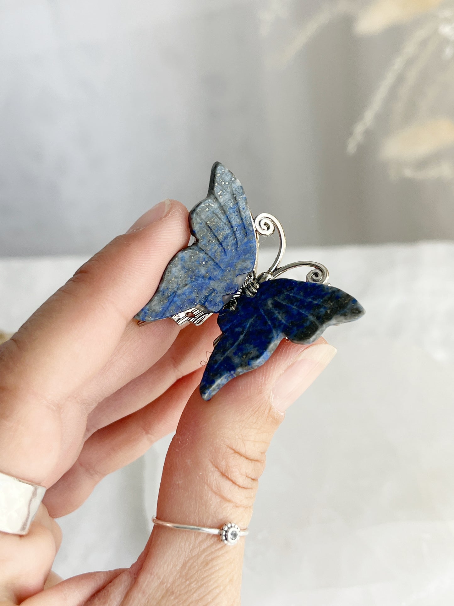 LAPIS LAZULI BUTTERFLY MINI || 33060