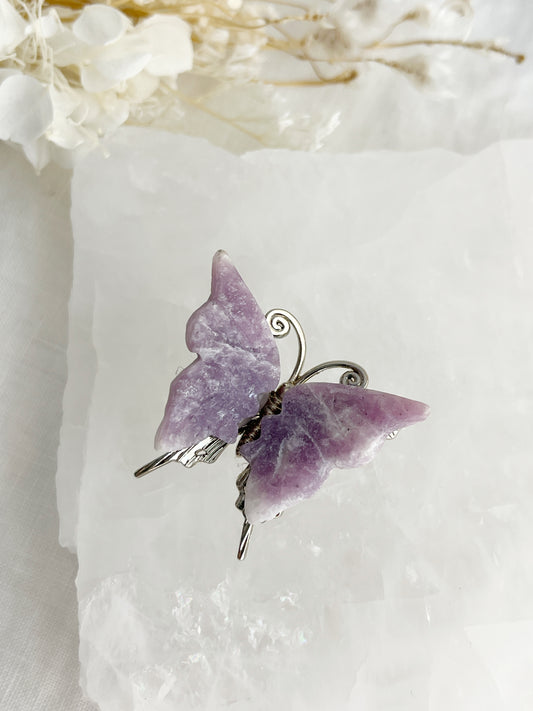 LEPIDOLITE BUTTERLY MINI || 33064