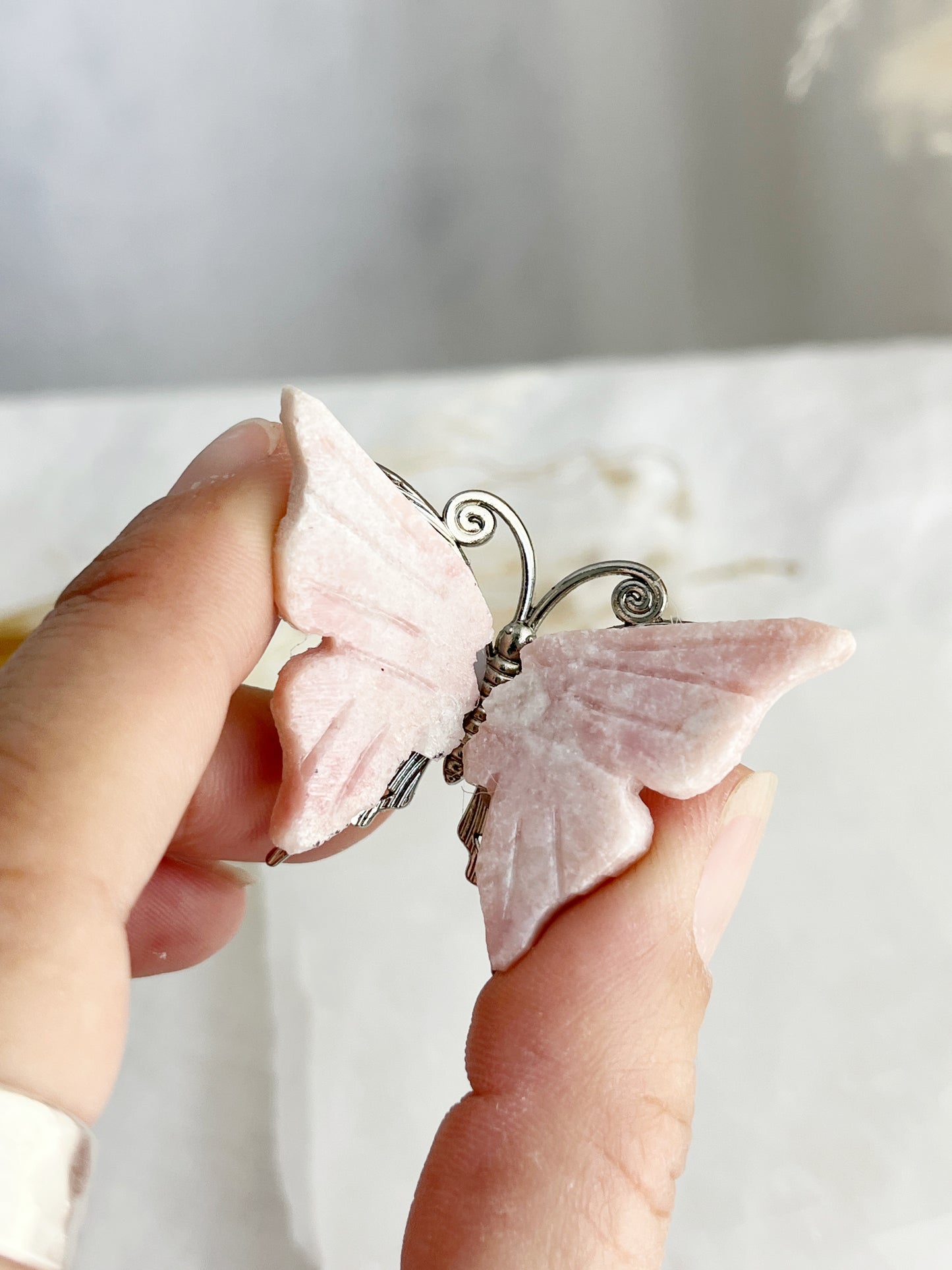 PINK OPAL BUTTERFLY MINI || 33074
