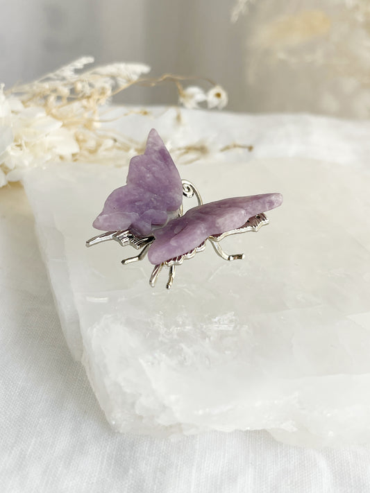 LEPIDOLITE BUTTERLY MINI || 33065