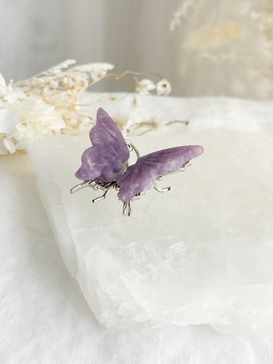 LEPIDOLITE BUTTERLY MINI || 33066