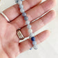 BLUE QUARTZ BEAD BRACELET || 6MM