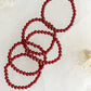 CARNELIAN BEAD BRACELET, 6MM STONED AND SAGED AUSTRALIA  CRYSTAL SHOP