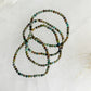 TURQUOISE BEAD BRACELET || 4MM