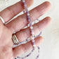 LEPIDOLITE BEAD BRACELET || 4MM