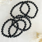 BLACK TOURMALINE 8MM BEAD BRACELET STONED AND SAGED AUSTRALIA CRYSTAL SHOP