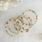 PEACHY MOONSTONE 6MM BEAD BRACELET STONED AND SAGED AUSTRALIA CRYSTAL SHOP