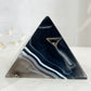BLACK AGATE PYRAMID || 33144