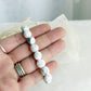 HOWLITE PEBBLE BEAD BRACELET || INTUITIVELY CHOSEN