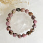 RHODONITE PEBBLE BEAD BRACELET || INTUITIVELY CHOSEN
