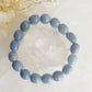 ANGELITE PEBBLE BEAD BRACELET || INTUITIVELY CHOSEN