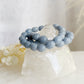 ANGELITE PEBBLE BEAD BRACELET || INTUITIVELY CHOSEN