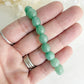 GREEN AVENTURINE PEBBLE BEAD BRACELET || INTUITIVELY CHOSEN