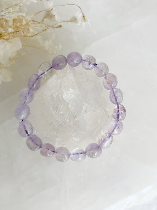 AMETHYST PEBBLE BRACELET || INTUITIVELY CHOSEN